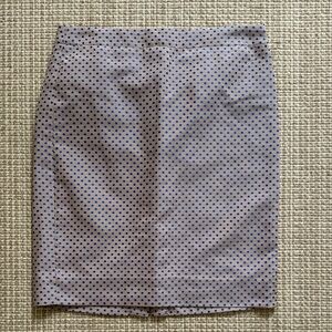 J. Crew Factory Polka Dot Pencil Skirt Size 6 Women’s
